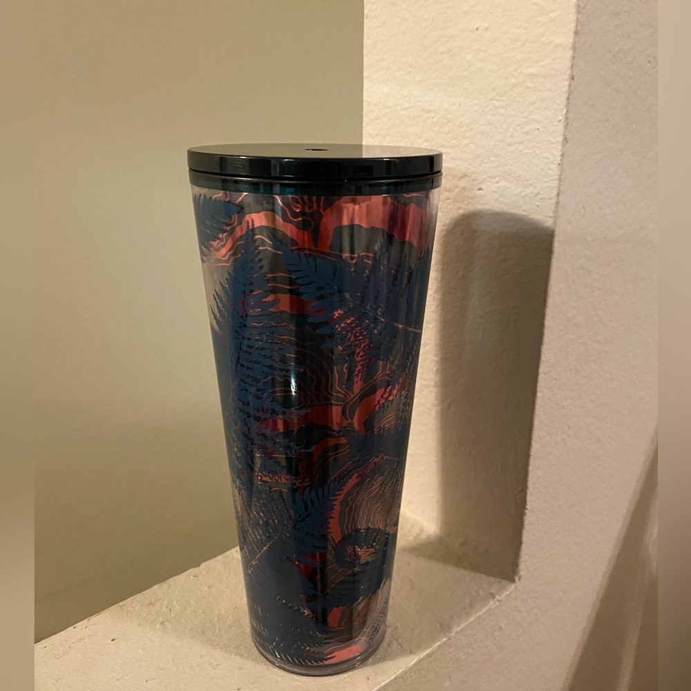 Starbucks Tumbler 24oz. NWT. Light Mauve/ Blue.